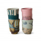Tasse a cafe artistiques gres hk living Artist set de 4