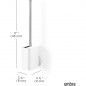 Brosse wc design ventouse Umbra Flex