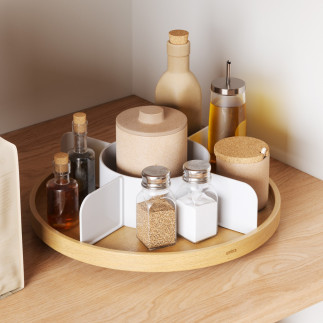 Plateau tournant condiments epices cuisine Umbra Bellwood
