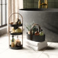 Panier rangement design ovale poignee Umbra Bellwood