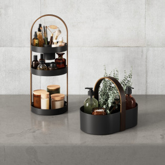 Panier rangement design ovale poignee Umbra Bellwood