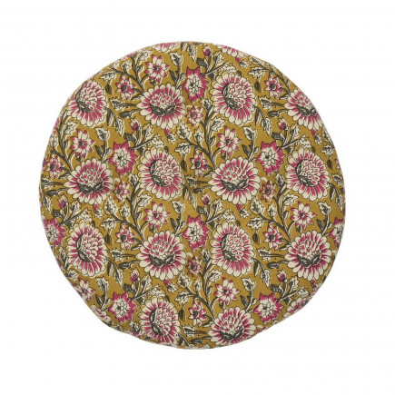 Galette de chaise coton floral boheme colore Madam Stoltz