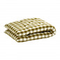 Coussin de banc coton imprime carreaux Madam Stoltz