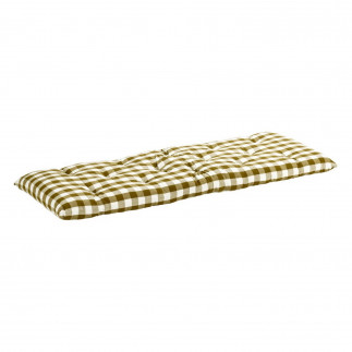 Coussin de banc coton imprime carreaux Madam Stoltz