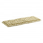 Coussin de banc coton imprime carreaux Madam Stoltz