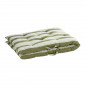 Matelas de sol coton vert imprime rayures Madam Stoltz