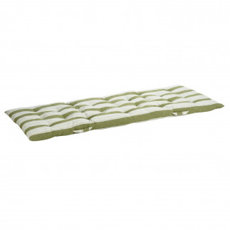 Matelas de sol coton vert imprime rayures Madam Stoltz