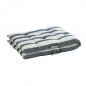 Matelas de sol coton bleu rayures Madam Stoltz