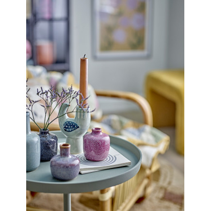 Mini vases multicolores gres Bloomingville Maien set de 7