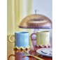 Mugs grès design ludique Bloomingville POLLY set de 2