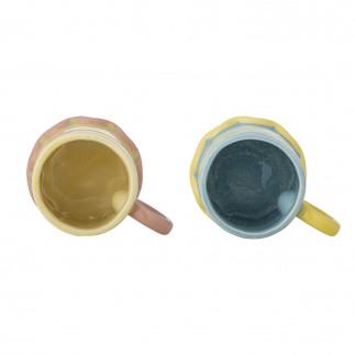 Mugs gres design ludique colore Bloomingville Polly set de 2