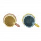 Mugs grès design ludique Bloomingville POLLY set de 2