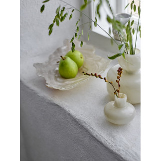 Coupe a fruits verre forme coquillage organique Bloomingville Aiku