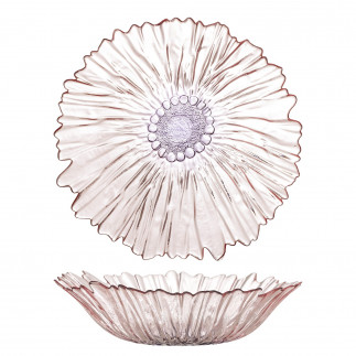 Corbeille a fruits verre design fleur Bloomingville Mariko