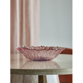 Corbeille a fruits verre design fleur Bloomingville Mariko