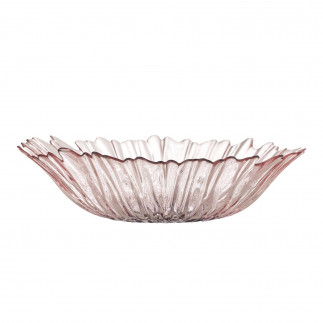 Corbeille a fruits verre design fleur Bloomingville Mariko