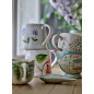 Grand mug gres peint fleurs bucolique artisanal Bloomingville Camilla set de 2