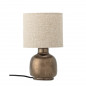 Petite lampe de table lin grès Bloomingville AGNI