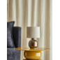 Petite lampe de table lin grès Bloomingville AGNI