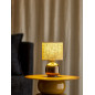 Petite lampe de table lin grès Bloomingville AGNI