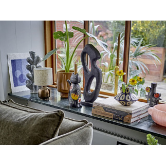 Petite lampe de table lin gres Bloomingville Agni