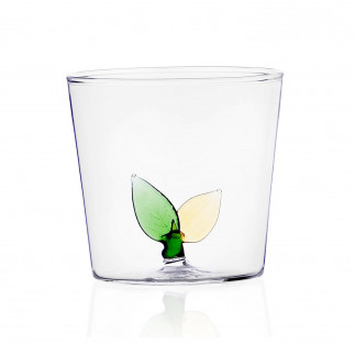 Verre a eau design feuilles Ichendorf Milano GREENWOOD