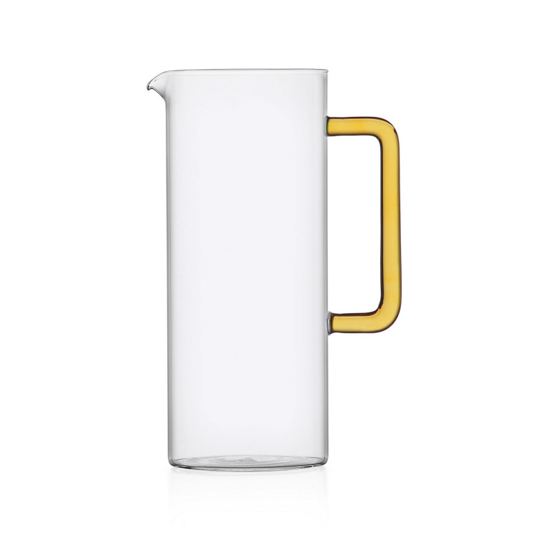 Carafe design verre poignee couleur Ichendorf Milano TUBE