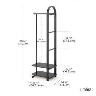 Portant vetements bois design meuble entree Umbra BELLWOOD