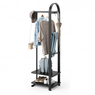 Portant vetements bois design meuble entree Umbra BELLWOOD
