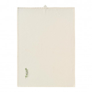 Torchon de cuisine brode coton fleur IB Laursen