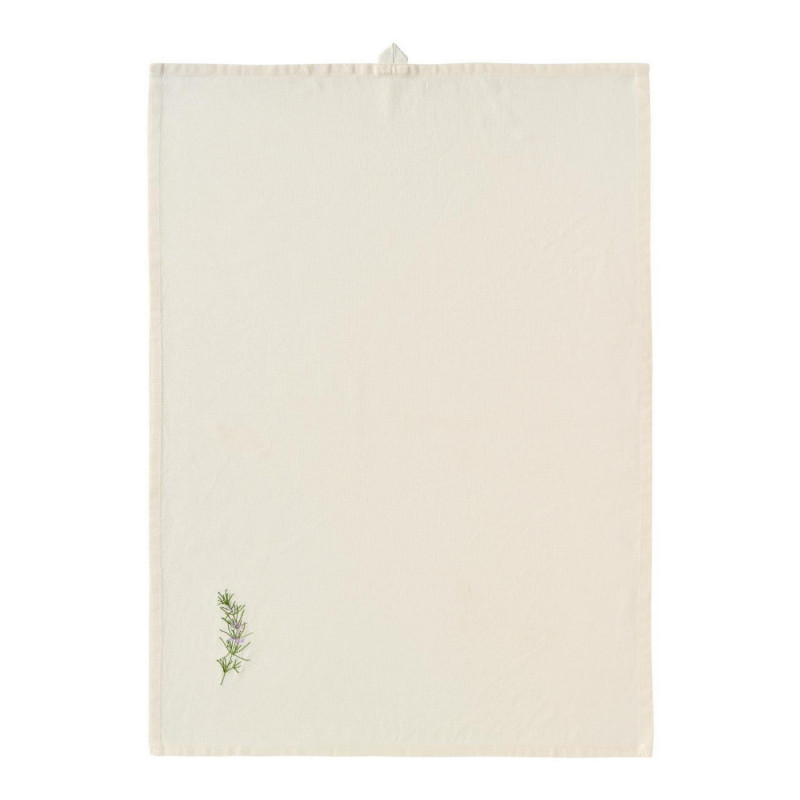 Torchon de cuisine brode coton fleur IB Laursen