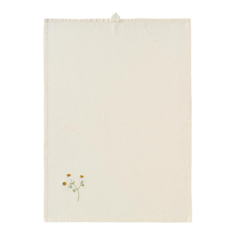 Torchon de cuisine broderie fleur IB Laursen Flora