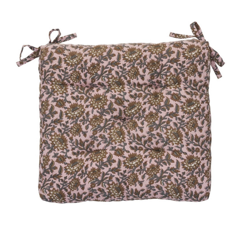 Coussin de chaise floral boheme coton Madam Stoltz