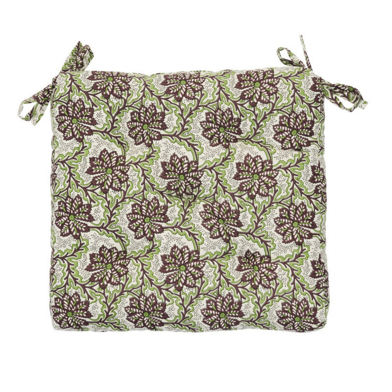 Coussin d assise floral coton boheme Madam Stoltz