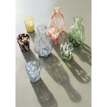 Carafe verre soufflé tacheté Madam Stoltz