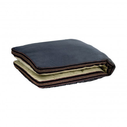 Matelas de sol uni reversible coton bicolore Madam Stoltz