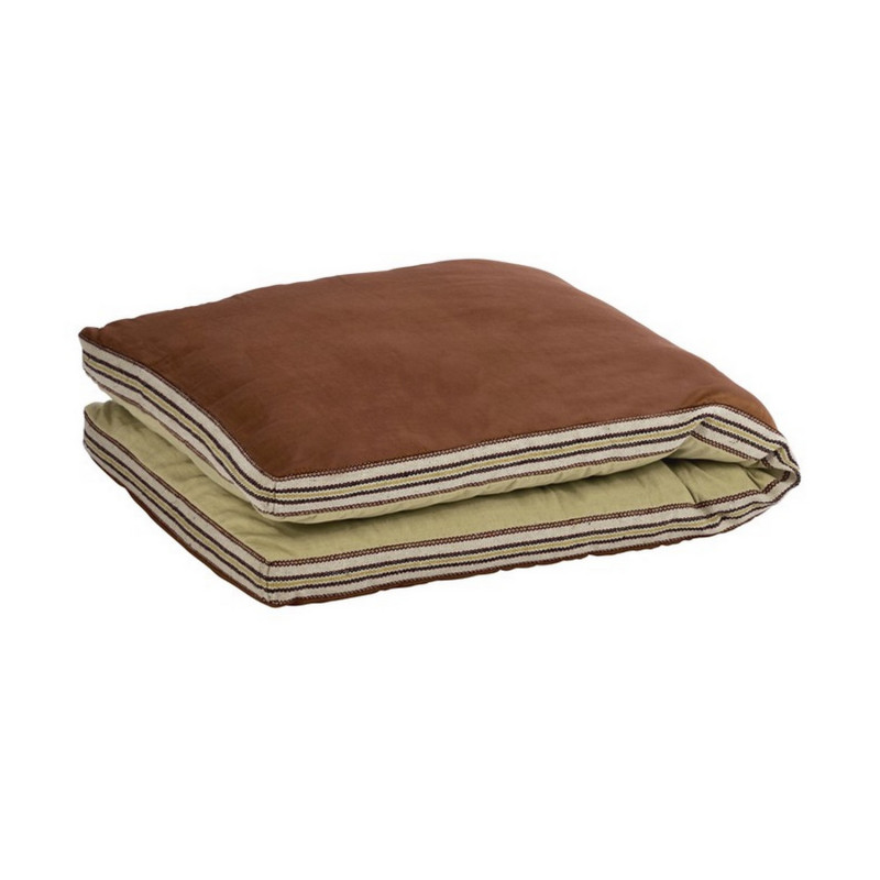 Matelas de sol uni reversible coton bicolore Madam Stoltz