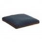 Galette assise carree coton reversible bicolore Madam Stoltz 50 x 50 cm