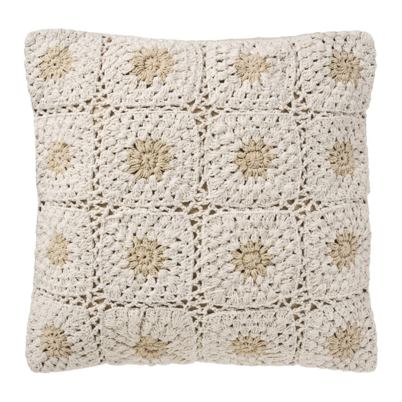 Housse de coussin crochet floral IB Laursen