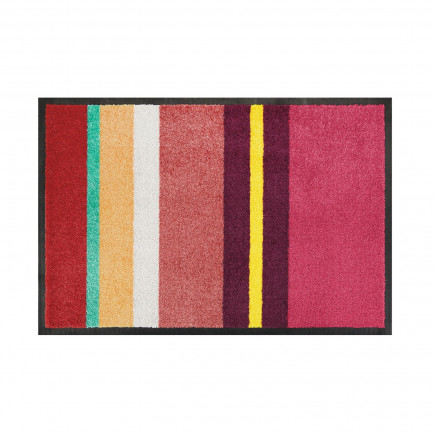 Tapis d entree design colore rayures Remember Marrakech