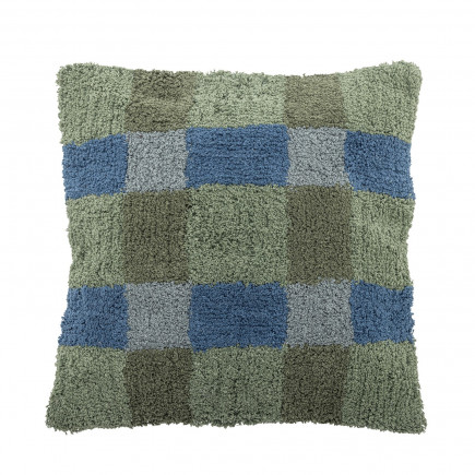 Coussin tufte motif carreaux Bloomingville Pil