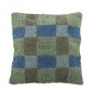 Coussin tufte motif carreaux Bloomingville Pil