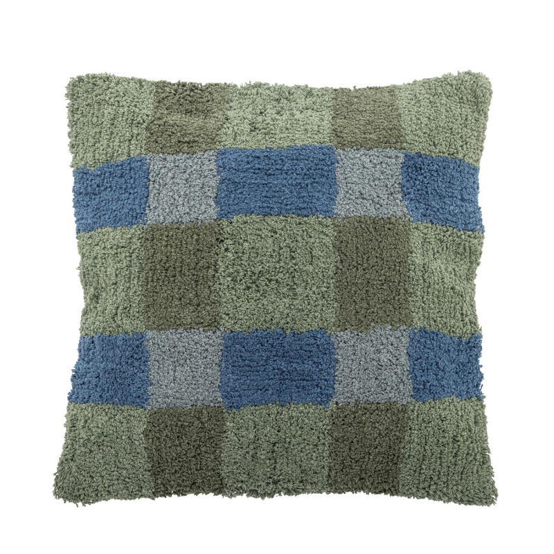 Coussin tufte motif carreaux Bloomingville Pil