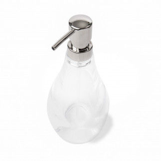 Pompe a savon design transparent acrylique Umbra DROPLET