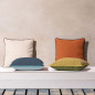 Coussin exterieur uni reversible Remember