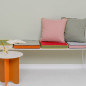 Coussin exterieur uni reversible Remember