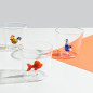 verre a eau artistique canard ichendorf blue goose