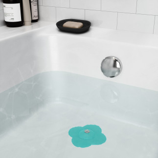 Bonde bouchon lavabo bain evier design fleur Umbra BLOOM