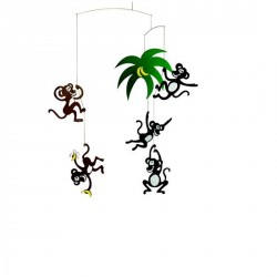 Flensted Monkey Tree Baby Mobile