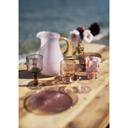 Verre a eau colore souffle artisanal Madam Stoltz